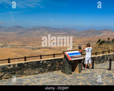 Parque Rural Fuerteventura Kanaren Spanien Blick nach Norden Stockfoto