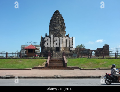 Phra Prang Sam Yot, Lopburi Thailand Stockfoto