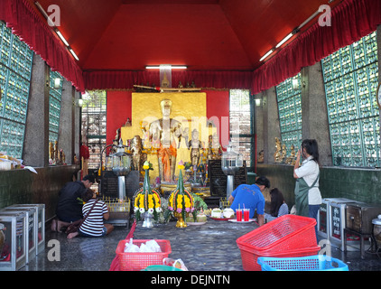 Phra Kan Schrein ("Affentempel"), Lopburi, Thailand Stockfoto