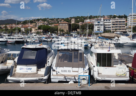 Saint Maxime Hafen Hafen Provence Alpes Cote d ' Azur Frankreich Europa Stockfoto