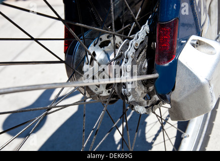 Ansicht hinten Rad hautnah Stockfoto