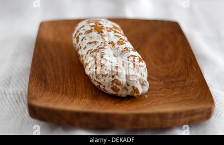 Ausgehärtete Salami Fleisch Stockfoto