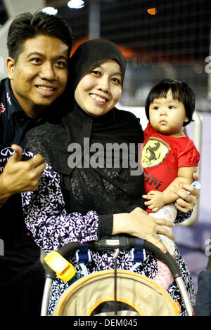 Singapur. 20. September 2013. Motorsport: FIA Formula One World Championship 2013, Grand Prix von Singapur, fans Credit: Dpa picture-Alliance/Alamy Live News Stockfoto