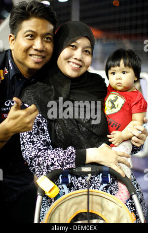 Singapur. 20. September 2013. Motorsport: FIA Formula One World Championship 2013, Grand Prix von Singapur, fans Credit: Dpa picture-Alliance/Alamy Live News Stockfoto