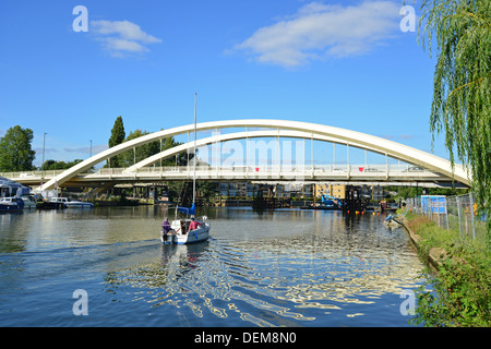 Walton-Brücke, Walton-on-Thames, Surrey, England, Vereinigtes Königreich Stockfoto