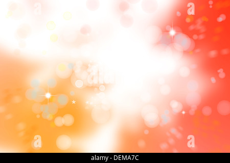Kreise abstrakt orange rot Hintergrund Stockfoto