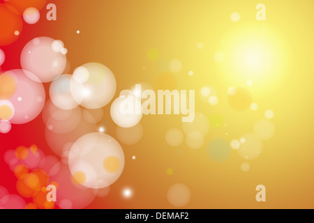 Kreise abstrakt orange Farbe Hintergrund Stockfoto