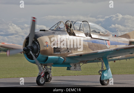 North American T-28 Fennec der französischen Luftwaffe Rollens Stockfoto