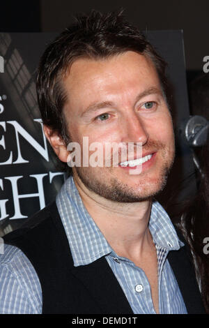 Los Angeles, Kalifornien, USA. 21. September 2013. Leigh Whannell besucht Halloween Horror Nights Eyegore Awards in den Universal Studios, 20. September 2013 in Universal City, CA. USA. Bildnachweis: TLeopold/Globe Photos/ZUMAPRESS.com/Alamy Live-Nachrichten Stockfoto