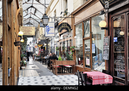 Panorama Passage, Paris, Frankreich. Stockfoto