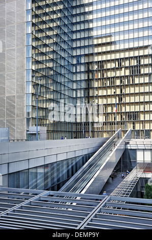 Bibliothèque François Mitterrand, Paris. Stockfoto