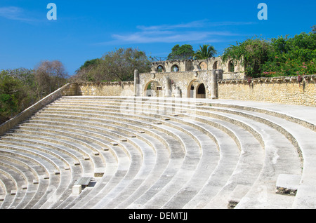 Amphitheater in Altos de Chavon Stockfoto