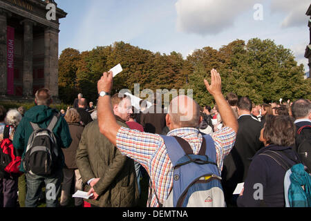 Berlin, Deutschland. 21. September 2013. Marsch für das Leben ist eine jährliche Demonstration gegen Abtreibung. Stockfoto