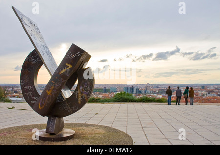 Monumento al Tío Pío, Mirador de Vallecas, Madrid, Spanien Stockfoto