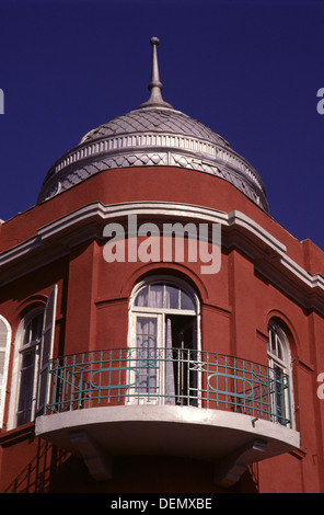 Außenseite des renovierten Hotel Nordoy erbaute die eklektische Architektur-Stil in der Nahalat Binyamin Straße Innenstadt von Tel Aviv Israel Stockfoto