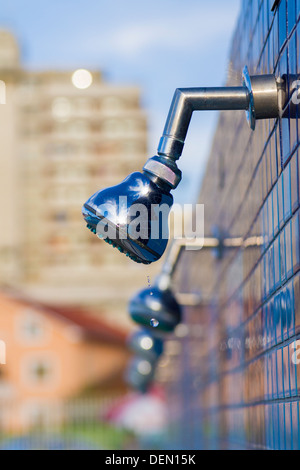 Dusche im thermischen Aqua Park-Baile-Felix-Rumänien Stockfoto