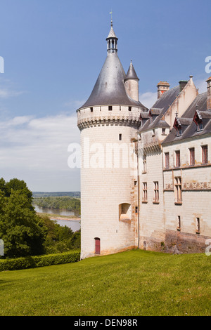 Das Renaissance-Schloss Chaumont-Sur-Loire in Frankreich. Stockfoto