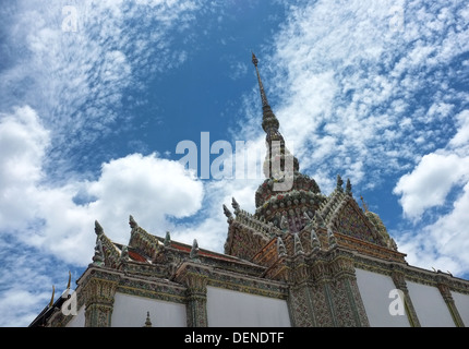 Phra Viharn Yod im Wat Phra Kaeo, Bangkok Stockfoto