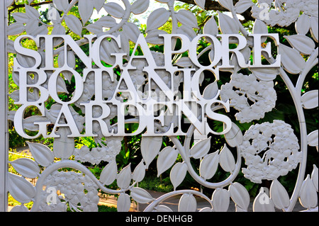 Singapur Sehenswürdigkeiten - Singapore Botanic Gardens Stockfoto