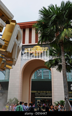 Universal Studios auf Sentosa Island, Singapur. Stockfoto