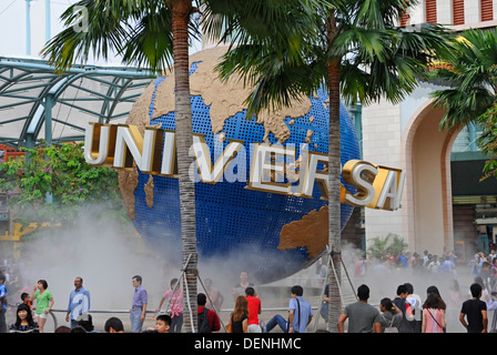 Universal Studios auf Sentosa Island, Singapur. Stockfoto