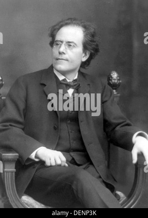 Gustav Mahler, österreichischer Komponist Stockfoto