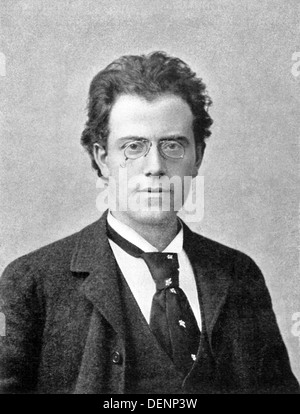 Gustav Mahler, österreichischer Komponist Stockfoto