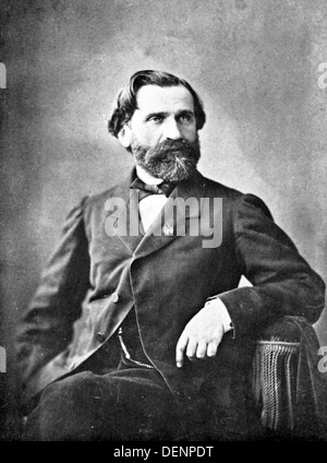 Giuseppe Verdi, italienischer Komponist Stockfoto