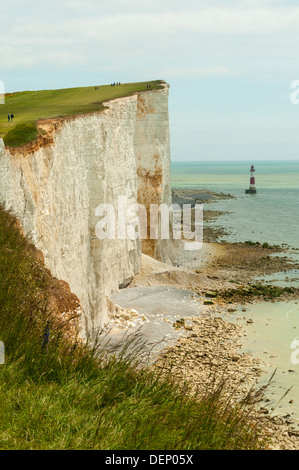 Klippen von Beachy Head, East Sussex, England Stockfoto