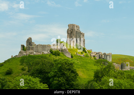 Corfe Castle, Dorset, England Stockfoto