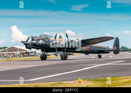 Lancaster-Bomber, Biggin Hill Airshow; Biggin Hill; Kent; England; VEREINIGTES KÖNIGREICH; Europa; Stockfoto