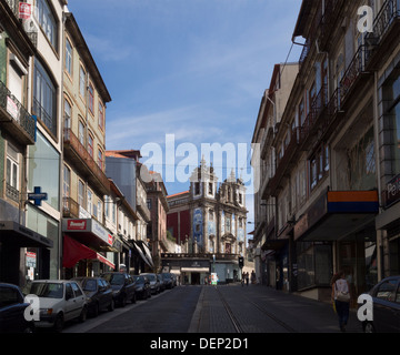 Kirche des Heiligen Ildefonso in Porto, Portugal, Europa Stockfoto