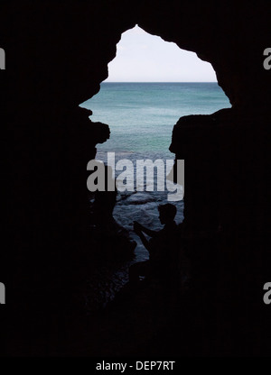 Die Höhle des Herkules in der Nähe von Tanger, Marokko Stockfoto