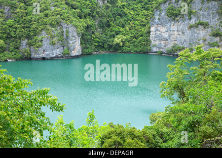 Die Lagune genannt "Talay Nai' im Moo Koh Ang Tong National Park Stockfoto