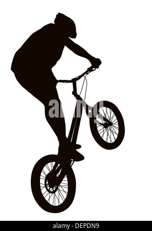 Biker-silhouette Stockfoto