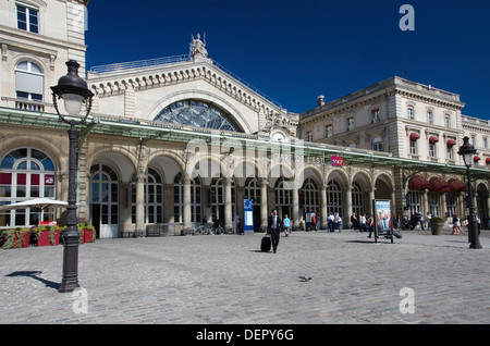 Gare de l ' est Bahnhof, Exterieur, Paris, Frankreich Stockfoto