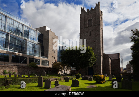 Kirche St Michen, rekonstruiert vor Ort einer frühen dänischen Kapelle im Jahre 1686, Stadt Dublin, Irland. Stockfoto