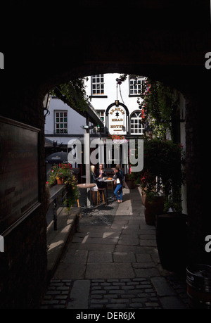 Brazen Head Pub, gegründet im Jahre 1198, damit einer der ältesten Pubs der Welt, Bridge Street, Dublin City, Irland Stockfoto