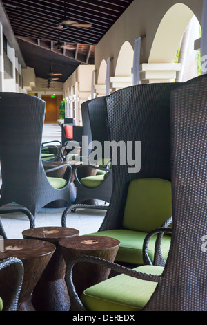 Lobby des Hyatt Regency Hotels Aruba Stockfoto