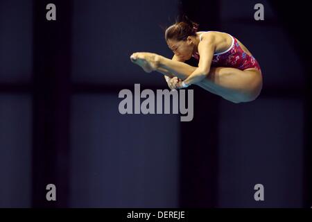 Mai Nakagawa (JPN), 22. September 2013 - Tauchen: All Japan Tauchen Championship 2013 Frauen 10 m Plattform Finale am internationalen Pool Tatsumi, Tokio, Japan. (Foto: AFLO SPORT) [1156] Stockfoto