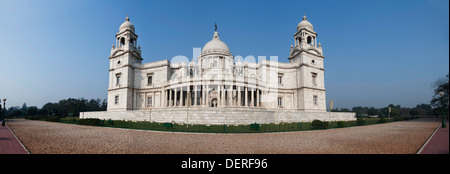 Fassade eines Denkmals, Victoria Memorial, Kalkutta, Westbengalen, Indien Stockfoto