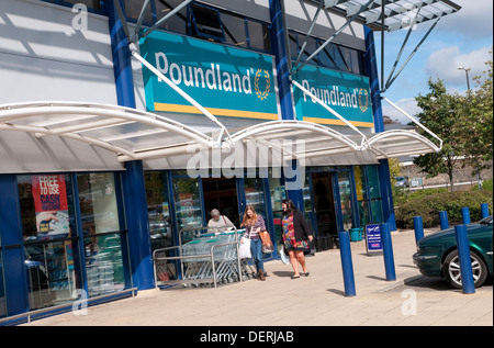 Poundland speichern, Norwich, Norfolk, england Stockfoto