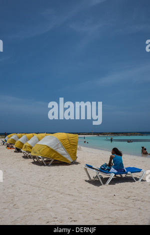 Baby Beach Aruba Stockfoto