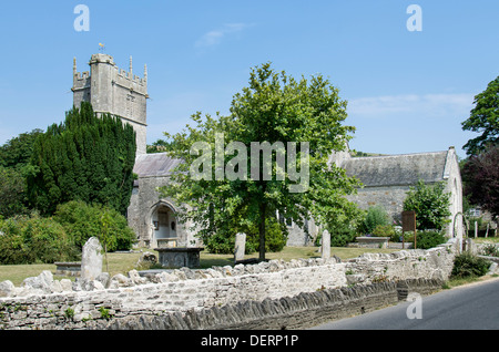 Pfarrei Kirche St. Peter, Portesham, Dorset. Stockfoto