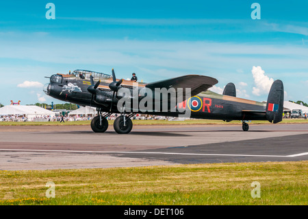 Lancaster-Bomber, Biggin Hill Airshow; Biggin Hill; Kent; England; VEREINIGTES KÖNIGREICH; Europa; Stockfoto