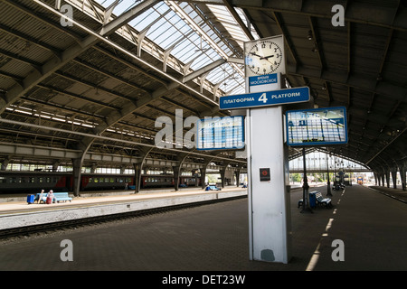 Hauptbahnhof, Kaliningrad, Russland Stockfoto