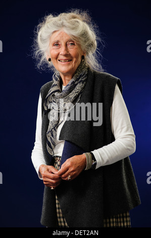 Phyllida Law, schottische Schauspielerin, Teilnahme an der Edinburgh International Book Festival, Dienstag, 13. August 2013. Stockfoto
