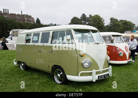 VW Festival 2013 an der Berkeley Castle Wiese Gloucestershire in England Stockfoto