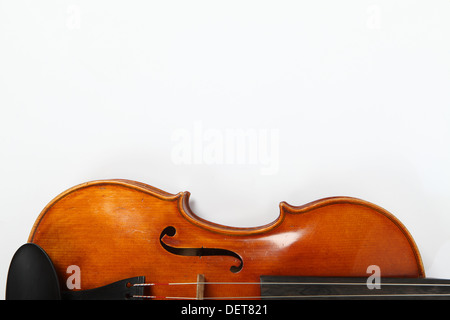 Violine, die volle Größe., Nahaufnahme Detail. Stockfoto