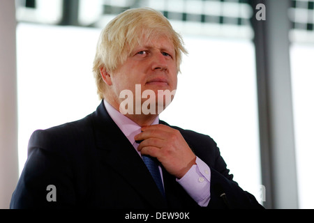 Londoner Bürgermeister Boris Johnson am 24. September 2013 Stockfoto